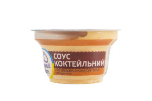 Соус коктейльный с сельдью, ароматом грибов и сливками пастеризованный Водний світ ст 160г
