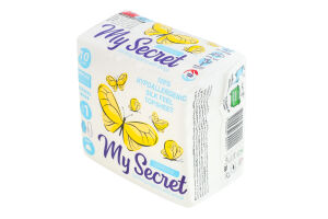 Прокладки гигиенические ультратонкие с крылышками Day Normal Drysilk My Secret 10шт
