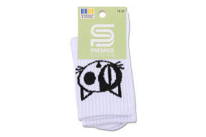 Шкарпетки дит Premier socks ТініХаракт біл р.18-20