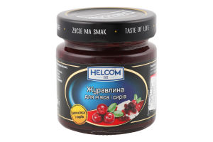 Соус клюквенный для мяса и сыра Helcom с/б 210г