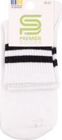 Шкарпетки Premier socks Економ вис мал білі р20-22