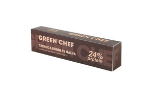Конфеты протеиновые с шоколадом с подсластителями Choco&Bubbles halva Green Chef к/у 36г