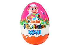 Яйце шоколадне Kinder з сюрпризом рожеве