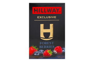 Чай чорний байховий листовий з лісовими ягодами Exclusive Hillway к/у 100г