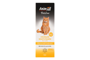 Фитопаста для котов Мультивитаминная VetLine AnimAll 100г