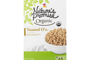 Nature's Promise Organic Whole Grain Oat Cereal Toasted O's
