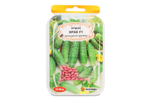 Насіння Огірок Крак F1 дражоване 3г Яскрава