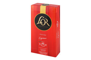 Кава натуральна смажена мелена в капсулах Passione Espresso L’OR к/у 52г