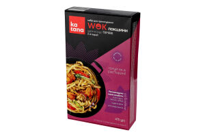 Набір для приготування локшини удон у соусі Теріякі 3-4 порції WOK Katana к/у 475г