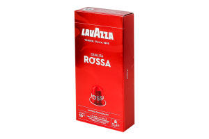 Кофе натуральный жареный молотый в капсулах Qualita Rossa Lavazza к/у 57г