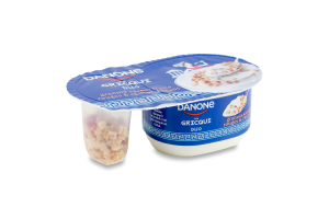 Йогурт 7% по-грецьки з ягідною гранолою і білим шоколадом Danone ст 100г