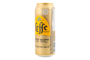 Пиво Leffe Blond з/б