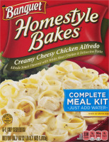 Banquet Homestyle Bakes Creamy Cheesy Chicken Alfredo