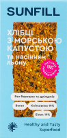 Хлібці з морською капустою та насінням льону SunFill к/у 100г