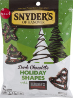 Snyder's of Hanover Pretzels Dark Chocolate Holiday Shapes
