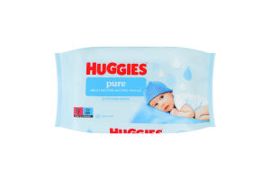 Серветки вологі для дітей Pure Huggies 56шт