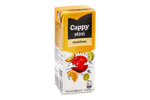 Нектар пастеризований Мультифрукт Mini Cappy т/п 200мл