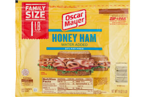Oscar Mayer Honey Ham Water Added 97% Fat Free