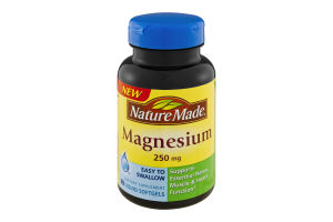 Nature Made Magnesium 250mg Dietary Supplement Liquid Softgels - 90 CT
