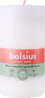 Свічка біла Рустік Bolsius 130*68мм