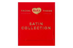 Салфетки косметические 2-х слойные Satin collection Ruta 80шт