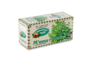 Чай М'ята + Меліса Карпатський чай к/у 20шт