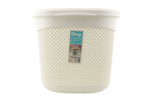 Корзина прямокутна крем 15л №166007 Drop Ucsan Plastik 1шт