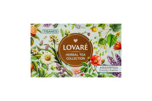 Набір чаїв трав'яних Herbal tea collection Lovare к/у 64шт
