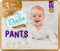 Підгузки-трусики Екстра Софт 3 Міді 6-11кг 34шт ДаДа