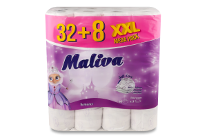 Бумага туалетная 3-х слойная Romance Maliva 40шт