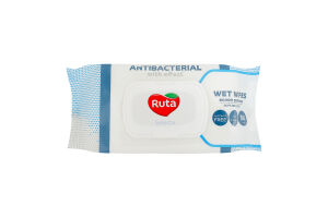 Салфетки влажные Antibacterial Selecta Ruta 50шт