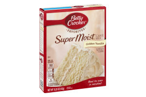 Betty Crocker Super Moist Cake Mix Golden Vanilla