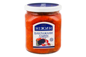 Баклажани в аджиці Ніжин с/б 450г