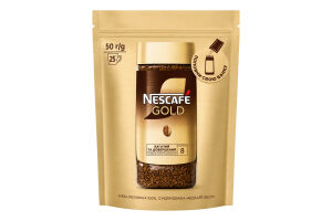 Кофе растворимый сублимированный Gold Nescafe д/п 50г