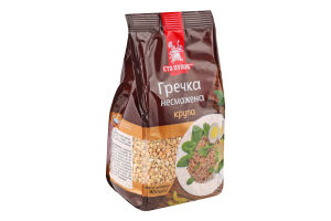 Крупа гречневая ядрица нежареная Сто пудів м/у 400г