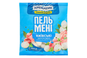 Пельмени замороженные с добавлением лука и специй Киевские Хрещатик м/у 800г