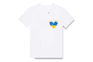 Футболка чол Roksana 1207 Пиш тим що я укр біл S