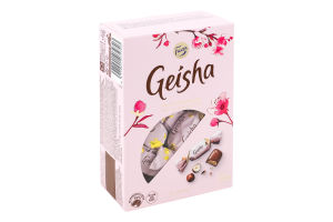 Цукерки з тертим горіхом в молочному шоколаді Geisha Fazer к/у 150г