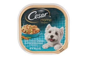 Cesar Canine Cuisine Home Delights Slow Cooked Chicken & Vegetables Dinner
