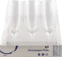 Бокал для шампанского 190мл Aro 6шт