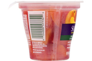 Del Monte Quality Superfruit Peach Chunks + Pomegranate & Orange Juice Blend