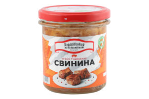 Свинина тушкована Ходорівський м'ясокомбінат с/б 300г
