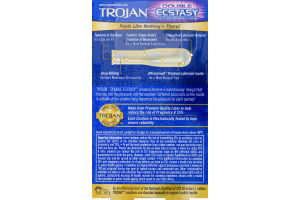 Trojan Double Ecstasy Latex Condoms - 10 CT
