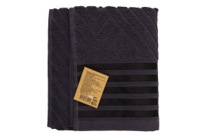 Рушник графітово-сірий махровий 40*70см 500г/м2 GM Textile
