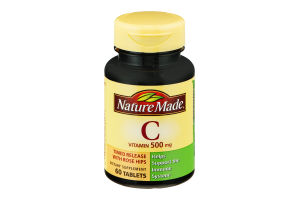 Nature Made C Vitamin 500mg Tablets - 60 CT