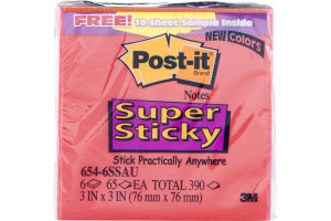 Post-it Notes Super Sticky - 6 PK