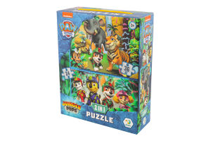 Пазл Paw Patrol 2в1 Пригоди в джунглях 60елементів DoDo