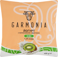 Йогурт 1.6% с наполнителем фруктовым Киви Garmonia м/у 400г