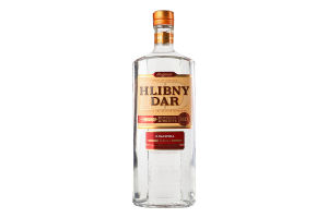 Водка 1л 40% Классическая Hlibny Dar бут