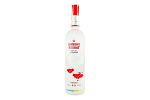 Водка 1л 40% особая Зимняя Червона калина бут